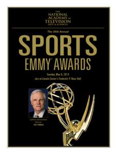 Ted Turner / WPCH-TV / TBS / Ernie Johnson /  Jr. / 27th Sports Emmy Awards / Sports Emmy Award / Television in the United States / Atlanta Braves / Converts to Christianity