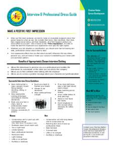 Choctaw Nation Career Development Interview & Professional Dress Guide[removed]