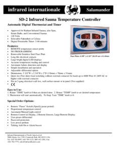 Temperature control / Electrical components / Switches / Thermostat / Infrared / Remote control / Contactor / Thermometer / Electromagnetic radiation / Technology / Electromagnetism