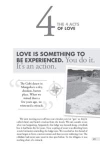 4  the 4 acts of love  Love is something to