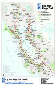 San Francisco Bay / Mount Tamalpais / Golden Gate National Recreation Area / Bay Area Ridge Trail / Osp / Martinez /  California / San Pablo Bay / Sugarloaf Ridge State Park / Stevens Creek / Geography of California / San Francisco Bay Area / California