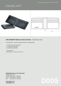 92 mm 92 mm Productsheet Small Leather Goods