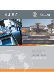 Australian Resources Research Centre Annual Report[removed]