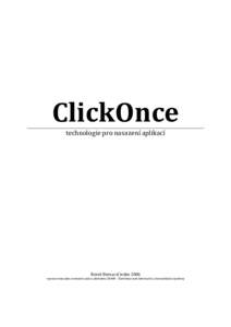 Microsoft Word - ClickOnce.doc