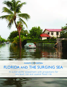 SLUG  FLORIDA AND THE SURGING SEA A vulnerability assessment with projections for sea level rise and coastal flood risk