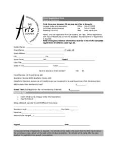 UVAA Registration Form Classes & Workshops Print from your browser, fill out and mail, fax or bring to: Umpqua Valley Arts Association Office1624 West Harvard Avenue