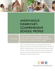 Microsoft Word - Comprehensive School Profile- Anonymous-rev2