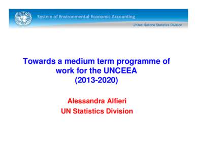 Microsoft PowerPoint - Towards a medium term programme of work for the UNCEEA.ppt