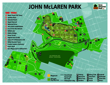 JOHN McLAREN PARK SEE THIS! 2  	 1	 Water Tower (270° View)