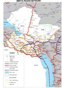 MBEYA ROADS NETWORK Kalole INYONGA Magawe