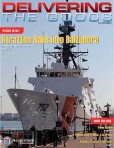 Fall 2011/ISSUE 3  FEATURE ARTICLE Stratton Sails into Baltimore