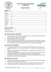 Microsoft Word - Maitland Country Beanie Competition Registration Form