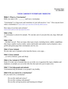 Microsoft Word - FINAL - Grades K-3 Presenters Notes.doc