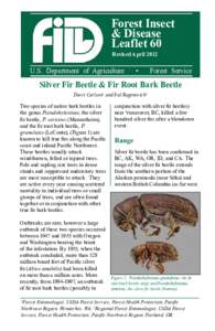 Forest Insect & Disease Leaflet 60 Revised April[removed]U.S. Department of Agriculture