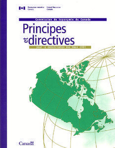 PRINCIPES ET DIRECTIVES POUR LA DÉNOMINATION DES LIEUX 2001