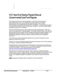 Vol 7 - ch 4 - Year-end Closing - Prepare Governmental Fund Reports