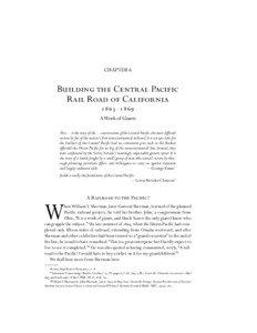 Theodore Judah / Central Pacific Railroad / Charles Crocker / First Transcontinental Railroad / Collis Potter Huntington / Leland Stanford / Atlantic and Pacific Railroad / Sacramento /  California / Western Pacific Railroad / Rail transportation in the United States / Transportation in the United States / Robber barons