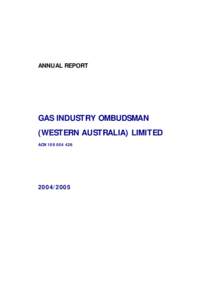 Ombudsman / Ethics / Ombudsmen in Australia / Alinta / Dispute resolution / Energy & Water Ombudsman / Legal professions / Government officials / Law