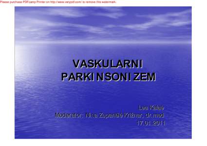 Please purchase PDFcamp Printer on http://www.verypdf.com/ to remove this watermark.  VASKULARNI PARKI NSONI ZEM