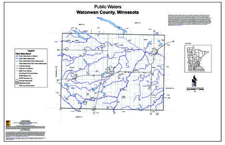 Watonwan County Public Waters Inventory Map