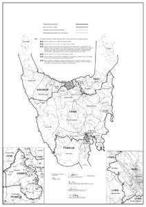 Proposed New Boundaries. Area of boundary change. Existing Local Government Boundaries. Existing Boundaries which are to be changed.  Outer Sister I