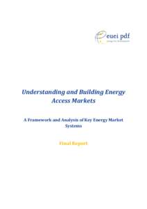 Energy conservation / Renewable energy policy / Solar Electric Light Fund / Energy service company / Feed-in tariff / Renewable Energy and Energy Efficiency Partnership / Renewable energy in developing countries / Energy / Renewable energy / Sustainable energy