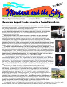 Montana Department of Transportation  Aeronautics Division Vol. 66, No. 5