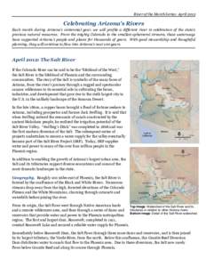 Tonto National Forest / Salt River Project / Salt River / Gila River / Verde River / Tempe Town Lake / Colorado River / Snake River / Granite Reef Diversion Dam / Geography of the United States / Geography of Arizona / Wild and Scenic Rivers of the United States