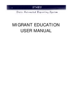 Microsoft Word - STARS Migrant Help Manua Updated 8-15-08l.doc