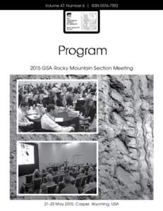 Volume 47, Number 6 | ISSNGSA Rocky Mountain Section Meeting 21–23 May 2015, Casper, Wyoming, USA