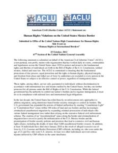 United States / Customs services / Government / Southwestern United States / United States Border Patrol / U.S. Customs and Border Protection / U.S. Immigration and Customs Enforcement / Illegal entry / Illegal immigration / Mexico–United States border / Borders of the United States / Crimes