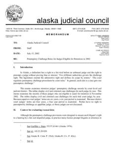 alaska judicial council 1029 W. Third Avenue, Suite 201, Anchorage, Alaska[removed]http://www .ajc.state.ak.us[removed]FAX[removed]