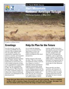 U.S. Fish & Wildlife Service  Hart Mountain National Antelope Refuge  © USFWS