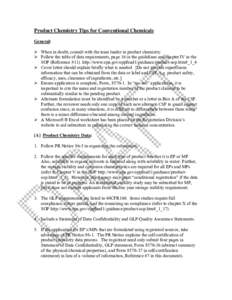US EPA - Pesticides - Appendix A, Guidance Documents, Pesticide Registration Manual