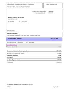 Monthly Apportionment Payment for U S Mineral Lease Geothermal