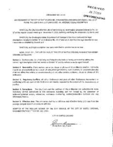 City of Battle Ground Ordinance 14-11