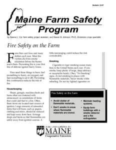 NASD: Fire Safety on the Farm