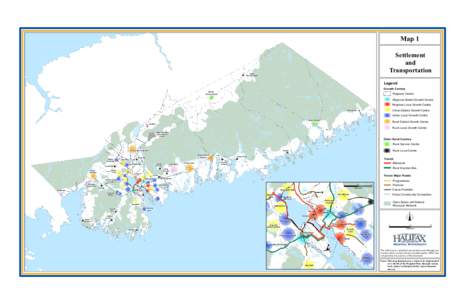 Map 1 Settlement and Transportation  Upper