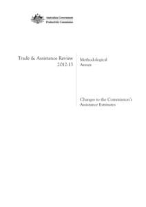 Trade & Assistance Review[removed]Methodological Annex