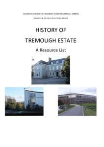 Microsoft Word - Sources on the History of Tremough.docx