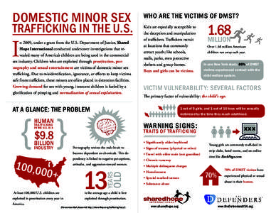DOMESTIC MINOR SEX  TRAFFICKING IN THE U.S. I