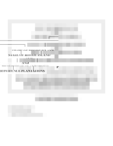 STATE OF RHODE ISLAND AND PROVIDENCE PLANTATIONS POLICY AND PROCEDURES GUIDE FOR DRUG AND ALCOHOL TESTING
