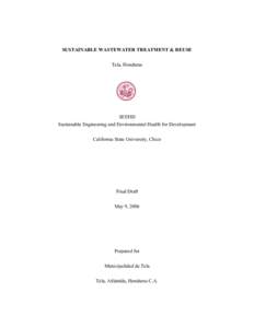 Environmental engineering / Water pollution / Pollution / Aquatic ecology / Chemical engineering / Stabilization pond / Sewage treatment / Reclaimed water / Water treatment / Environment / Sewerage / Water