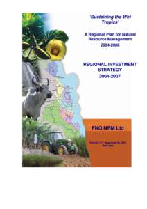 ‘Sustaining the Wet Tropics’ A Regional Plan for Natural Resource Management[removed]