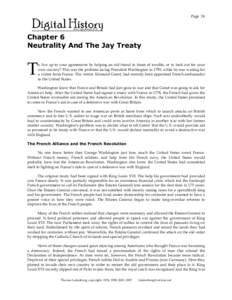 Page 24  Chapter 6 Neutrality And The Jay Treaty  T