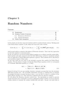 Pseudorandom number generators / Applied mathematics / Pseudorandomness / Theoretical computer science / Random walk / Random number generation / Stochastic process / Normal distribution / Random variable / Statistics / Probability and statistics / Randomness