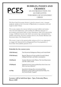 Economic theories / Economic bubbles / Business cycle / United States housing bubble / Financial crisis / Endogenous money / Keynesian economics / Austrian School / Great Depression / Economics / Financial crises / Macroeconomics