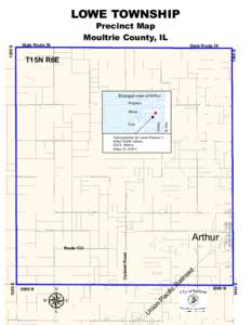 Precinct Map Moultrie County, IL 36 £ ¤