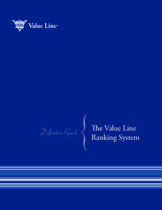 Definitive Guide  { The Value Line Ranking System