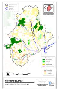 Brodhead Watershed Boundary Municipal Boundary Brodhead Creek Major Tributaries  Location in Monroe County